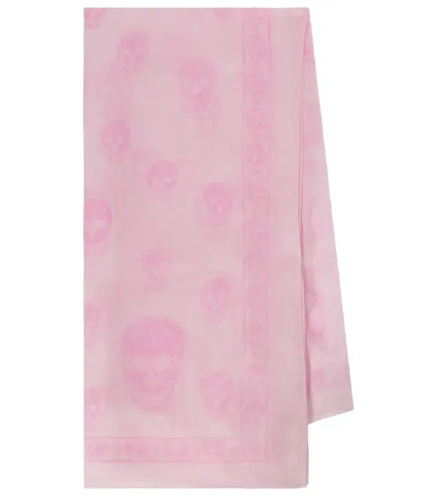 Printed silk scarf