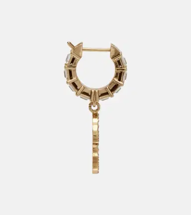 Alexander McQueen Skull crystal-embellished drop earrings | Thumbnail 6 Alexander McQueen Skull crystal-embellished drop earrings | Thumbnail 6