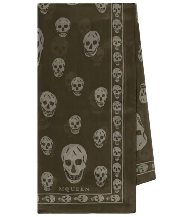 Printed silk scarf