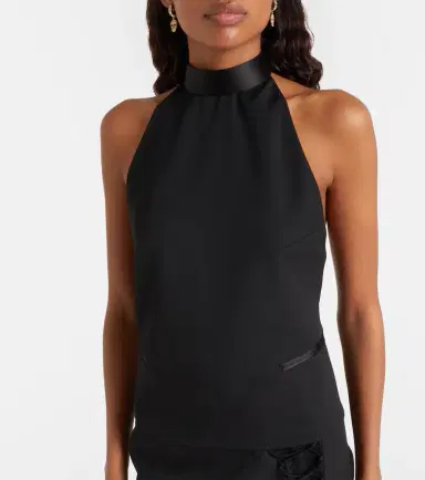 McQueen Satin top | Thumbnail 4