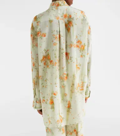 Alexander McQueen Oversized floral shirt | Thumbnail 2