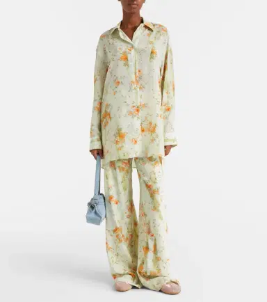 Alexander McQueen Oversized floral shirt | Thumbnail 4