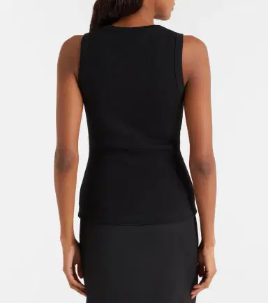 Alexander McQueen Logo ribbed-knit tank top | Thumbnail 2