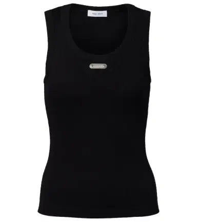 Alexander McQueen Logo ribbed-knit tank top | Thumbnail 1