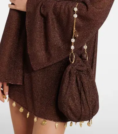 Oséree Oséree Lumière Small embellished bucket bag | Thumbnail 4
