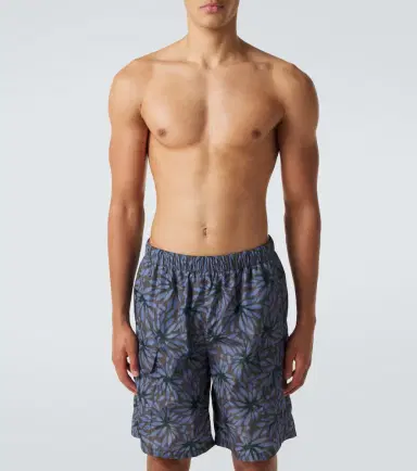 Prada Re-Nylon floral swim trunks | Thumbnail 3