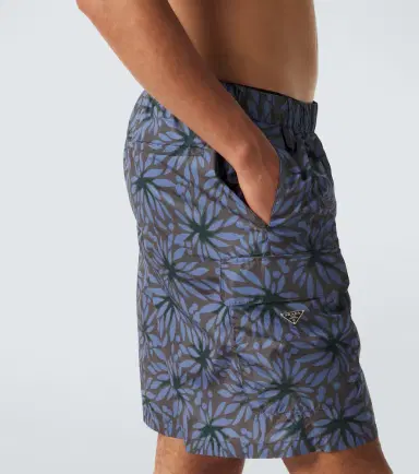 Prada Re-Nylon floral swim trunks | Thumbnail 5
