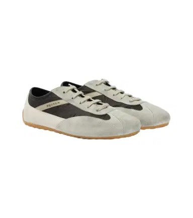 Alexander McQueen Boxe suede-trimmed sneakers | Thumbnail 1 Alexander McQueen Boxe suede-trimmed sneakers | Thumbnail 1