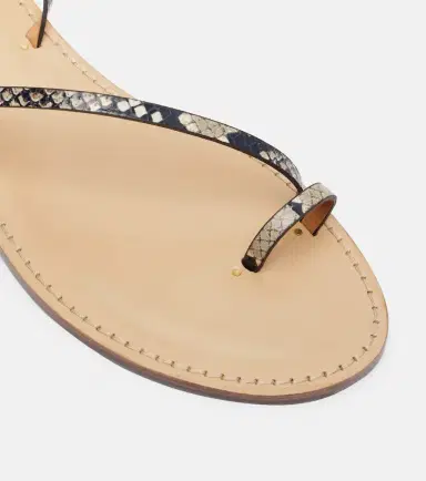 AMANU Kalahari snake-effect leather sandals | Thumbnail 2