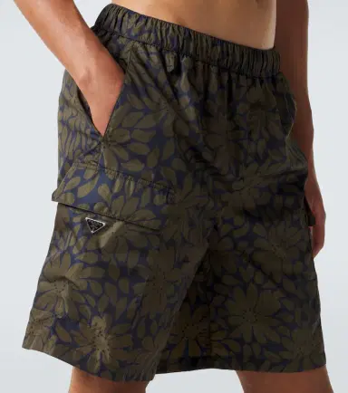Prada Re-Nylon floral swim trunks | Thumbnail 3
