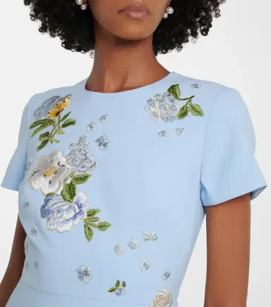 Carolina Herrera Floral embroidered minidress | Thumbnail 6 Carolina Herrera Floral embroidered minidress | Thumbnail 6
