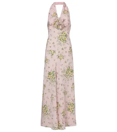 Rodarte Floral-appliqué floral silk crêpe gown | Thumbnail 1