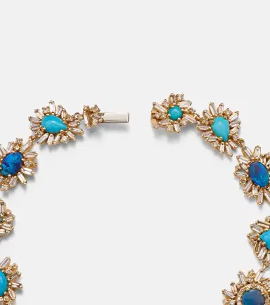 Suzanne Kalan 18kt yellow gold bracelet with gemstones | Thumbnail 4 Suzanne Kalan 18kt yellow gold bracelet with gemstones | Thumbnail 4