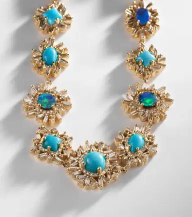 Suzanne Kalan 18kt yellow gold bracelet with gemstones | Thumbnail 5 Suzanne Kalan 18kt yellow gold bracelet with gemstones | Thumbnail 5