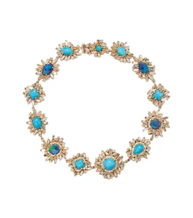 Suzanne Kalan 18kt yellow gold bracelet with gemstones | Thumbnail 1 Suzanne Kalan 18kt yellow gold bracelet with gemstones | Thumbnail 1