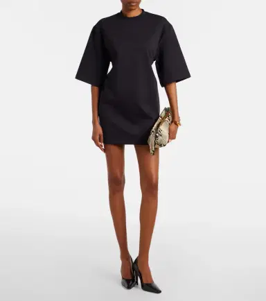 Wardrobe.NYC Wardrobe. NYC Open-back cotton-blend jersey minidress | Thumbnail 2