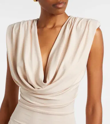 Wardrobe.NYC Wardrobe. NYC Draped jersey minidress | Thumbnail 5