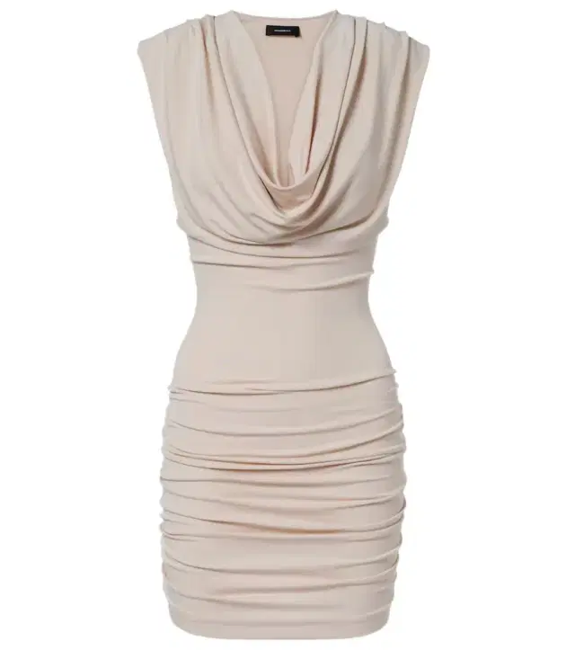 Wardrobe. NYC Draped jersey minidress
