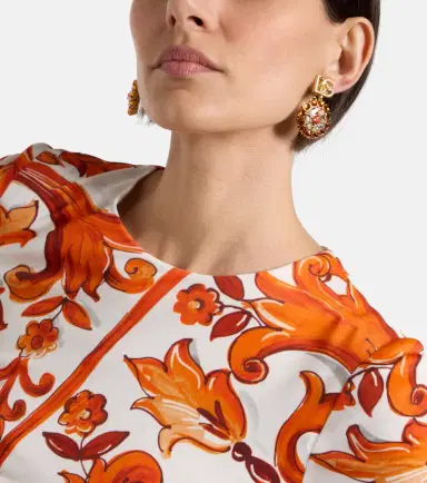 Dolce & Gabbana DG embellished clip-on earrings | Thumbnail 5