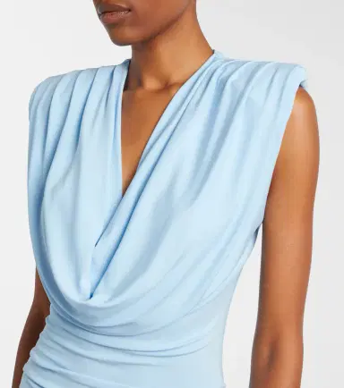 Wardrobe.NYC Wardrobe. NYC Draped jersey minidress | Thumbnail 4 Wardrobe.NYC Wardrobe. NYC Draped jersey minidress | Thumbnail 4