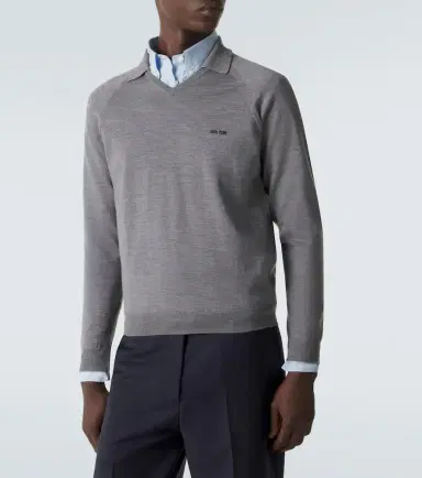 Miu Miu Virgin wool polo sweater | Thumbnail 4