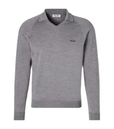 Miu Miu Virgin wool polo sweater | Thumbnail 1