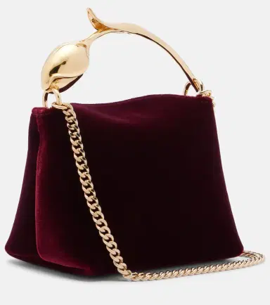 Erdem Bloom Micro velvet top-handle bag | Thumbnail 2