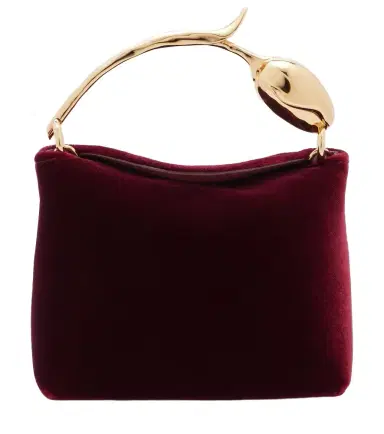 Erdem Bloom Micro velvet top-handle bag | Thumbnail 1