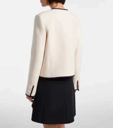 Valentino Crepe Couture scalloped jacket | Thumbnail 4 Valentino Crepe Couture scalloped jacket | Thumbnail 4