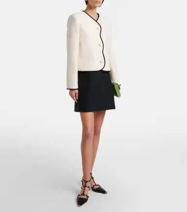Valentino Crepe Couture scalloped jacket | Thumbnail 6 Valentino Crepe Couture scalloped jacket | Thumbnail 6