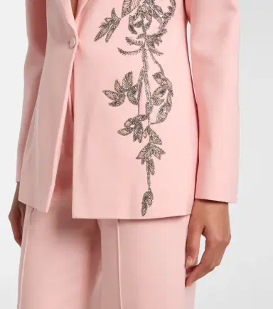 Costarellos Lesia embellished wool-blend blazer | Thumbnail 4 Costarellos Lesia embellished wool-blend blazer | Thumbnail 4