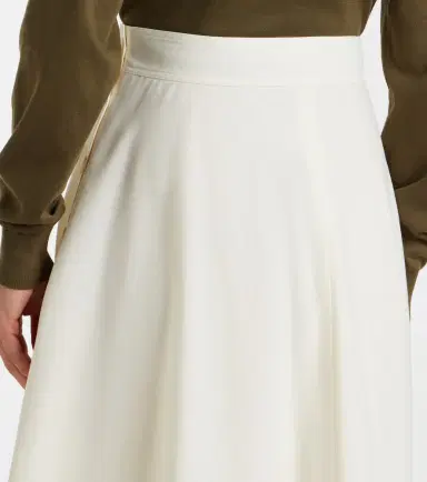 Ralph Lauren Collection Kenzie wool-blend midi skirt | Thumbnail 6
