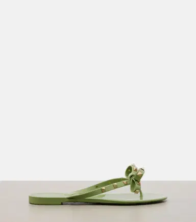 Valentino Garavani Rockstud PVC thong sandals | Thumbnail 3