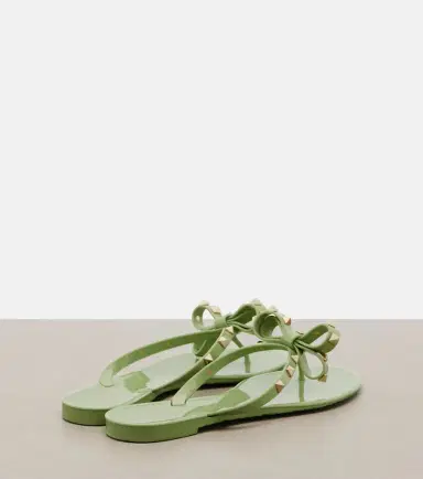 Valentino Garavani Rockstud PVC thong sandals | Thumbnail 4
