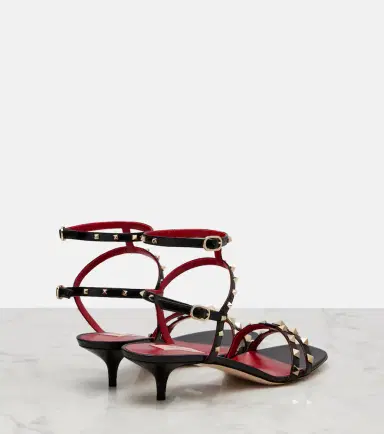 Valentino Garavani Rockstud leather slingback sandals | Thumbnail 2