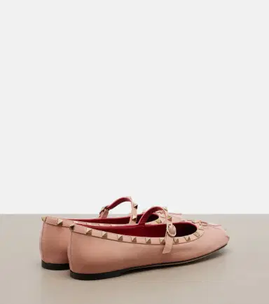 Valentino Garavani Rockstud leather Mary Jane flats | Thumbnail 2