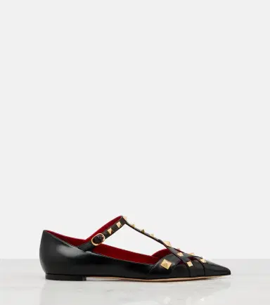 Valentino Garavani Studdy leather Mary Jane flats | Thumbnail 3