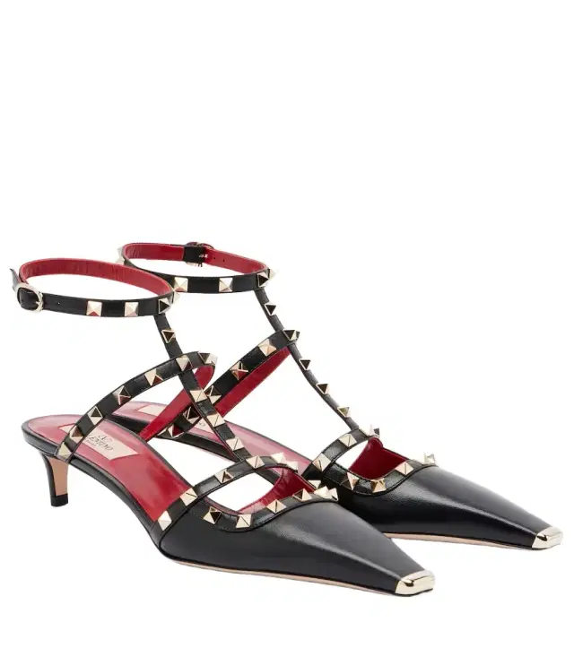 Valentino Garavani Rockstud leather pumps