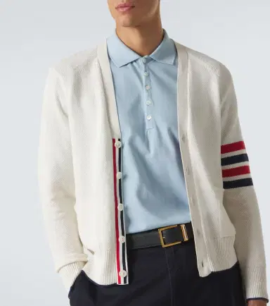 Thom Browne 4-Bar linen and cotton cardigan | Thumbnail 6 Thom Browne 4-Bar linen and cotton cardigan | Thumbnail 6