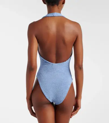 Hunza G Sandy halterneck swimsuit | Thumbnail 2 Hunza G Sandy halterneck swimsuit | Thumbnail 2