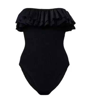 Hunza G Eloise ruffled swimsuit | Thumbnail 1 Hunza G Eloise ruffled swimsuit | Thumbnail 1