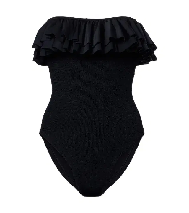 Hunza G Eloise ruffled swimsuit