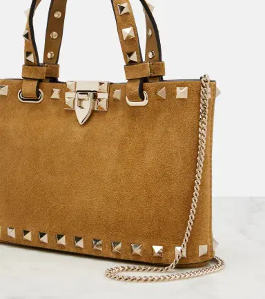 Valentino Garavani Rockstud Mini suede tote bag | Thumbnail 2