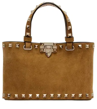 Valentino Garavani Rockstud Mini suede tote bag | Thumbnail 1