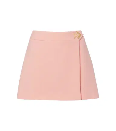 Valentino VGold virgin wool crêpe miniskirt | Thumbnail 1 Valentino VGold virgin wool crêpe miniskirt | Thumbnail 1