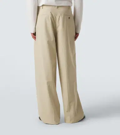 Calvin Klein Collection Baxter pleated cotton straight pants | Thumbnail 2