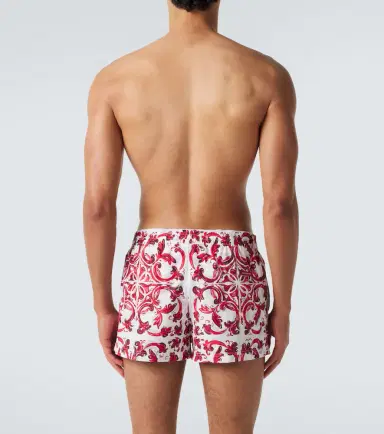 Dolce & Gabbana Majolica swim trunks | Thumbnail 3 Dolce & Gabbana Majolica swim trunks | Thumbnail 3
