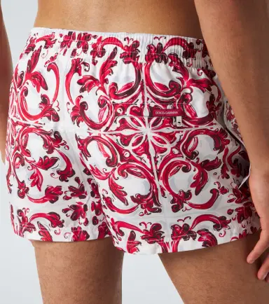 Dolce & Gabbana Majolica swim trunks | Thumbnail 4 Dolce & Gabbana Majolica swim trunks | Thumbnail 4