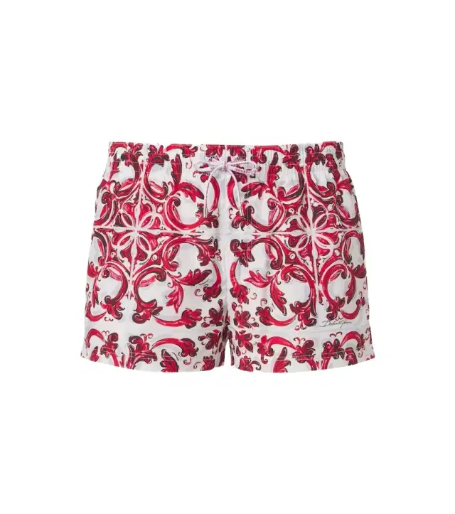 Dolce & Gabbana Majolica swim trunks