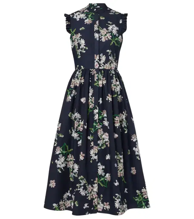 Erdem Floral cotton midi dress